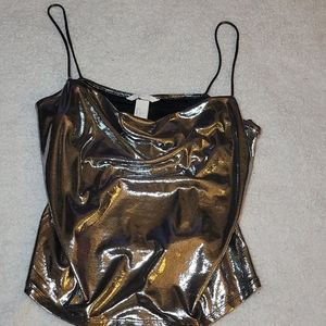 Slinky Metallic Top
